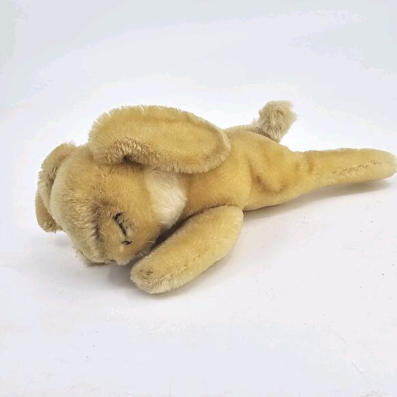 Vintage 1950's Steiff Floppy Bunny Rabbit Mohair 7317 WITH TAG Germany RARE